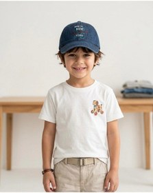 Resim Kitti %100 Pamuklu Erkek Çocuk Cap Şapka 5-8 Yaş 26250-01 Lacivert 
