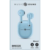 Resim Cellular Line CELLULARLINE Music Sound Breeze TWS Bluetooth Kulak İçi Kulaklık Mavi 