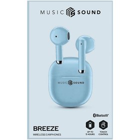 Resim Cellular Line CELLULARLINE Music Sound Breeze TWS Bluetooth Kulak İçi Kulaklık Mavi 