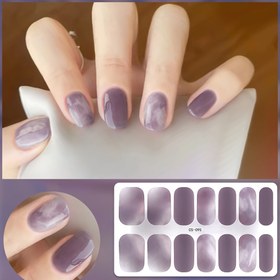Resim Full Wrap Tırnak Boyama Çıkartmaları, Tırnak Şeritleri Kendinden Yapışkanlı Jel Tırnak Şeritleri Sanat Çıkartmaları Ev Kadın Kızlar Tırnak Süslemeleri için 