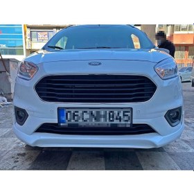 Resim Ford Courier Ön Tampon Eki 2018 - 2024 Boyasız Fiberglas 