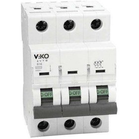 Resim Viko 3X50 A. C Tipi Trifaze Sigorta 3kA-4,5 kA 3-4VTB-3C 50 