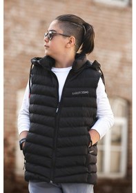 Resim Erkek Çocuk Kapüşonlu Siyah Şişme Yelek Ylk.2021 001 