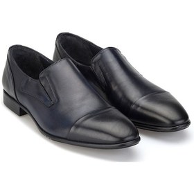 Resim Ceek Erkek Hakıkı Derı Loafer Lacivert 