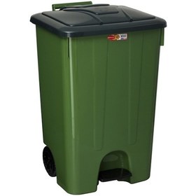 Resim Köşeli Pedallı Çöp Kovası İç Kovasız 85 Lt 