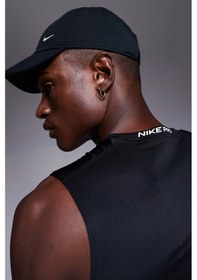 Resim Nike Pro Dri Fit Tight Sleeveless Fitness Training Erkek Dar Kalıp Antrenman Kolsuz Tişört Siyah siyah 