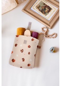 Resim Anne Bebek Islak Kuru Kirli Temiz Organizer Çantası Ada Kıyafet Çamaşır Çok Amaçlı Alezli Çanta 