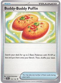 Resim Buddy-buddy Poffin 144/162 - Temporal Forces - Pokemon Kartı Mint 