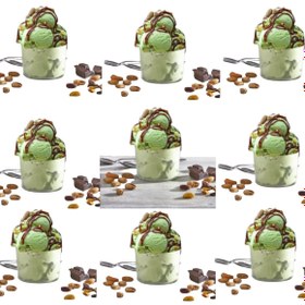 Resim GastroPlast 9 Adet 230 ml Polıkarbon Plastık Dondurma Kasesı ( Cam Değildir !!! ) Ürün Buzlu Şeffaf Renktedir. 