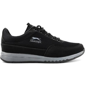 Resim Slazenger ANGLE I Kadın Siyah / Siyah Günlük Spor Ayakkabısı 