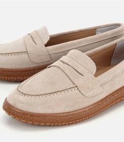 Resim Hotiç Kadın Süet Deri Bej Yumuşak Tabanlı Günlük Loafer 01ayh320560a310 01ayh320560a310 Bej 
