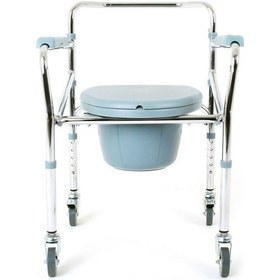 Resim Medikaltec Ky696 Kifidis Tekerlekli Tuvaletli Banyo Sandalyesi Std 