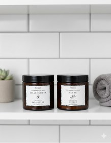 Resim BÜYÜLÜ HOME Amber Pamuk & Kulak Pamuğu Kutusu 2'li Set Amber Pamukluk 