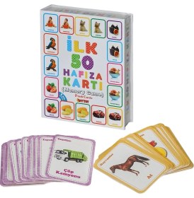 Resim Mercansa 1475 Ilk 50 Hafıza Kartları (Memory Game ) 