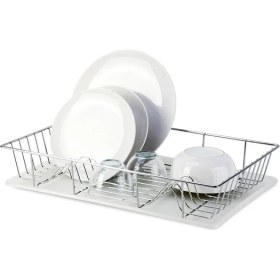 Resim Tek Katlı Tabaklık Bulaşıklık Krom 