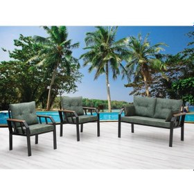 Resim Tu Tienda Nergiz 2 1 1 Sehpa Bahçe Balkon Mobilyası,yeşil Yeşil 