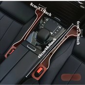 Resim Xuweiwei 2li Kahverengi Araç Koltuğu Araç Organizatörü Anti Devrilmeli Dayanıklı Plastik 