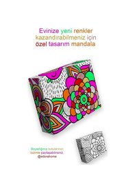 Resim Siyah Standlı 7 Bölmeli Beyaz Porselen Baharat Takımı Bambu Kapaklı Mutfak Düzenleyici - Metal Paslanmaz Gold 