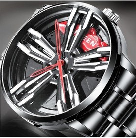 Resim Besthome1 Metal Kadın Saati Tekerlek Göbeği Siyah Beyaz Siyah - Beyaz 