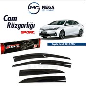 Resim Toyota Corolla Uyumlu 2013-2018 Arası Mugen Tip Cam Rüzgarlık Sunplex 