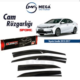 Resim Toyota Corolla Uyumlu 2013-2018 Arası Mugen Tip Cam Rüzgarlık Sunplex 