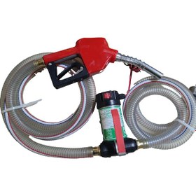 Resim 220 Volt Mazot Aktarma Pompası&5 Metre Telli Hortum&otomatik Akar 
