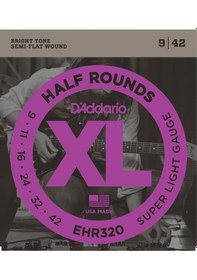 Resim D'addario Ehr320 Elektro Gitar Tel Seti. Xl. Half Rounds. Super 