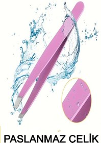 Resim Uniquem Akustik Cımbız Serisi Renkli Çelik Cımbız Kalın Kesik Uçlu Yan Kıl Tüy Cımbızı XLC520B 