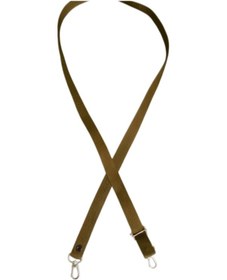 Resim Usin Kahverengi Boyu Ayarlanabilir 2cm En Dar Kolon Nikel Toka Çanta Sapı Askısı 120 Cm 
