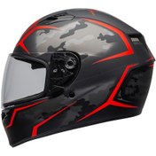 Resim Bell Qualıfıer Stealth Camo Matte Black-Red 