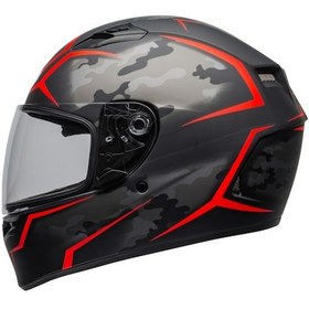 Resim Bell Qualıfıer Stealth Camo Matte Black-Red 