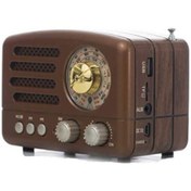 Resim NEALIRSANUCUZ Radyo M-160bt Nostaljik Fm Radyo Bluetooth-usb-retro-kahverengi 