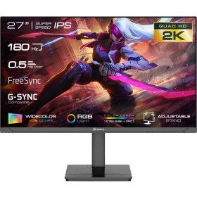 Resim GameBooster GB-2719FQHD 27" 180Hz 0.5ms SS IPS QHD 1.07B Color Depth HDMI*2+DP*2 Flat Gaming Monitör 