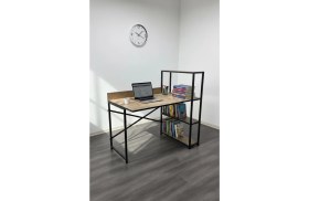 Resim Sofmina 3 Raflı Çalışma Masası 60X120 - Bilgisayar Ofis Ders Masası Oyuncu Masası 