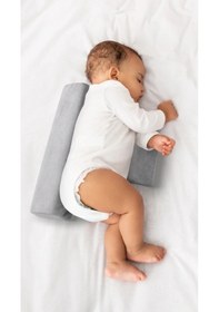 Resim Babyjem Bebek Güvenli Uyku Yan Yatış Yastığı Gri 
