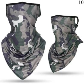 Resim Chaoduo Shop Stil A 10 Stili Ourdoor Buz Ipek Üçgen Eşarp Bisiklet Bandana Yürüyüş Kamp Avcılık Koşu Ordu Bisiklet Askeri Taktik Boyun Körüğü (Yurt Dışından) 