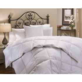 Resim Taç Comfort Microfiber Çift Kişilik Kışlık Yorgan Beyaz 