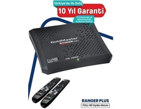 Resim Goldmaster Ranger Plus Full HD Uydu Alıcısı 1080p Görüntü Kalitesi USB ve HDMI Girişi ile 