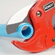 Resim 1 adet Ağır hizmet tipi 42mm Boru Kesici - PVC/PU/PP/PE Hortumları Kesmek için Otomatik Açılır Makas, Alüminyum Alaşımlı Gövde, SK5 büyük bıçak 