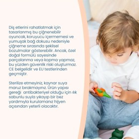 Resim Hubble - Doğal Bebek Diş Kaşıyıcı Ve Oyuncağı Tavşan 