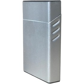 Resim Metal Slım Sigara Tabakası Sılver 
