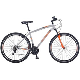 Resim Salcano City Lion Hd Hidrolik Disk Fren 19" Şehir Gezi Bisikleti Gri Kırmızı Gri - Kırmızı 