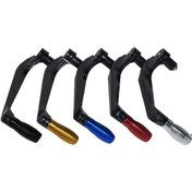 Resim ABS Malzeme Off-Road Motosiklet Direksiyon Kolları, Evrensel Anti-Kaydırma Koruyucu Çubuk, Karbon Fiber Desen, Motosiklet Fren Kolu Koruyucu, Motor Bisiklet Direksiyon Aksesuarı 