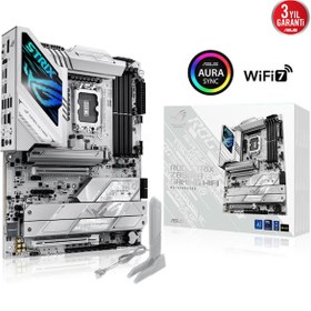 Resim ROG STRIX Z890-A GAMING WIFI, 9066MHz OC, 4xDDR5, 5x M.2, HDMI, DP, 2xThunderbolt, 2xType-C, Wi-Fi 7, Bluetooth 5.4, Intel Core Ultra CPU(Seri 2), LGA1851 Soket, Gaming Anakart 
