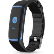 Resim Teenspirit Bakeey P9 Renkli OLED Ekran Akıllı Saat Gerçek Zamanlı Hr Kan Basıncı Oksijen Hrv Monitör - Mavi () (Yurt Dışından) 