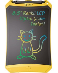 Resim Xiaomi Wicue 8,5’’ Mıknatıslı LCD Dijital Renkli Çizim Tableti - Standart / Standart 