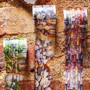 Resim 1 Rulo 200cm Su Geçirmez PET Bant, Artistik Kaya Duvarı Serisi, Dekoratif Taş Desenli Wasbi Bant, Kağıt Çıkartması, Koleksiyon, DIY El Sanatları, Günlük, Kartpostallar, Bardak & Çerçeve Dekorasyonu, Hediye Sarma için 