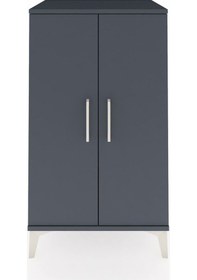 Resim Hyperion Komodin 2 Kapaklı 60x44x106 Antrasit-antrasit Antrasit 
