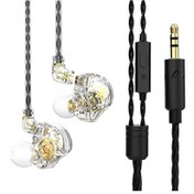 Resim Leezsing Qkz Ak6 Max 3.5mm Kulak İçi Dinamik Kulaklık - Çıkarılabilir Mikrofonlu, Şeffaf Beyaz Model: Qkz Ak6 Max Dinamik Sürücülü Kulaklık 