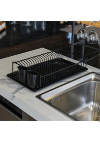 Resim Ömür Boyu Paslanmaz Bulaşıklık Siyah TB37S Siyah 